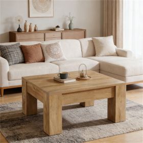 Square coffee table, center table, wooden sofa table, tea table