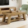Rectangular table, coffee table, central table with storage space
