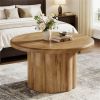 Round coffee table, central table, tea table