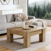 Square coffee table, center table, wooden sofa table, tea table