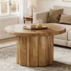 Round coffee table, central table, tea table