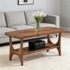 Coffee table, rectangular tea table, central table, sofa table with storage space