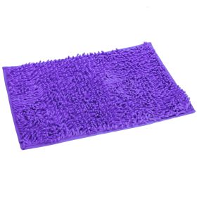 Antiskid Bathroom Mat Water Absorbent Toilet Carpet Machine Washable Chenille Cushion Rugs 23.23x15.75inches for Home Decoration (Option: PPL)_GPCgMat(PPL)